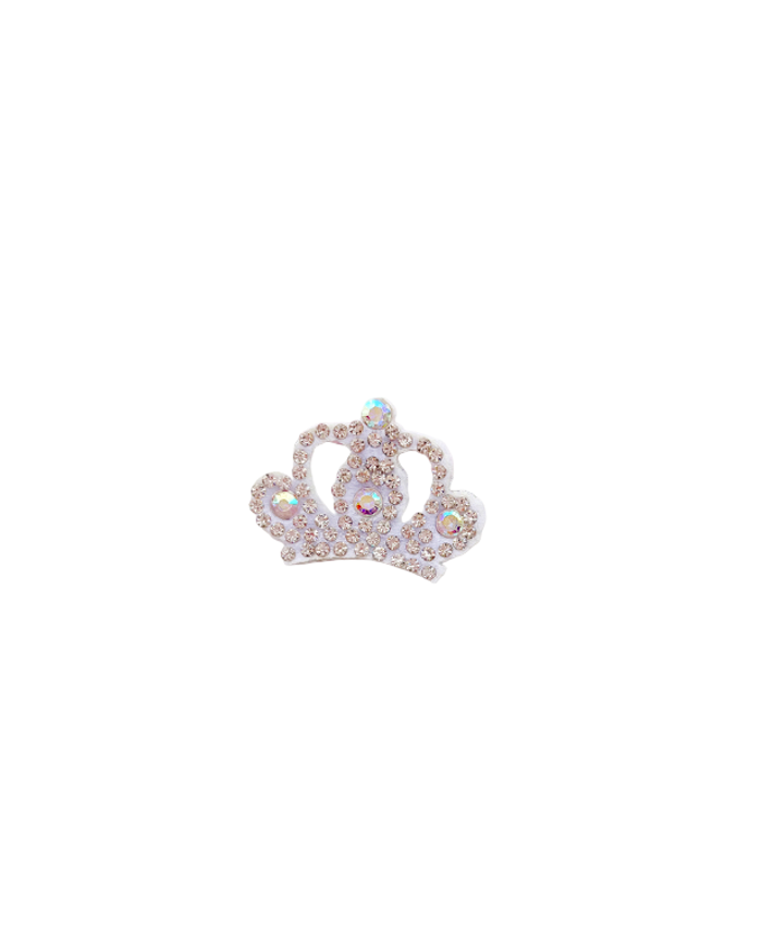 MINI CORONA DE FIELTRO CON BRILLANTES