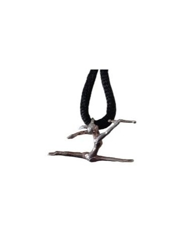 COLGANTE DE PLATA - MODELO: GIMNASTA TWIRLING