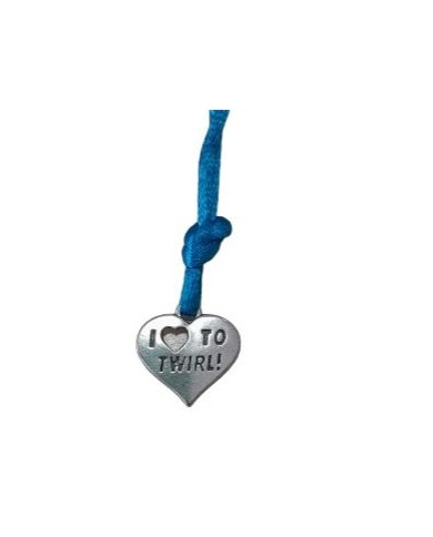 COLGANTE DE BISUTERÍA - MODELO: CORAZÓN TWIRLING