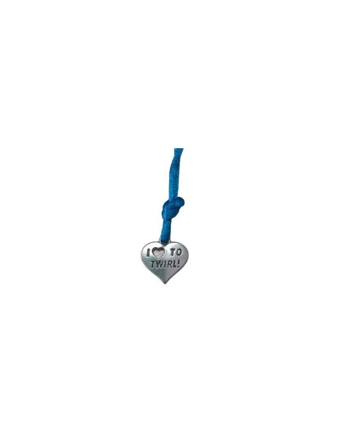 COLGANTE DE BISUTERÍA - MODELO: CORAZÓN TWIRLING
