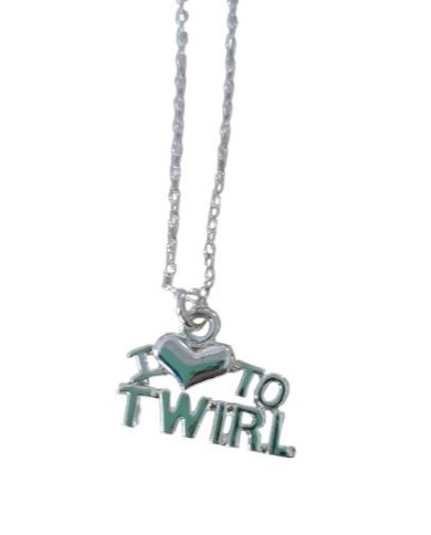 COLGANTE DE BISUTERÍA - MODELO: "I LOVE TO TWIRL"