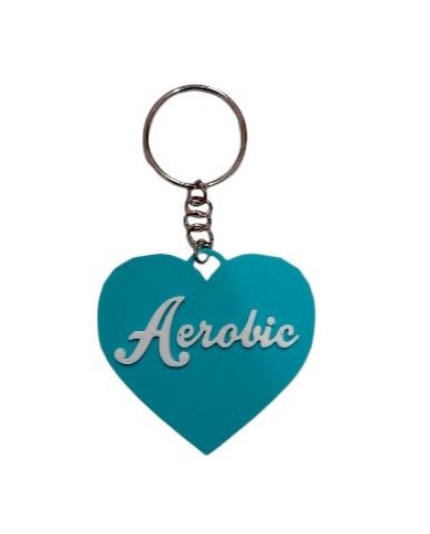 LLAVERO DE AERÓBIC - MODELO: CORAZÓN