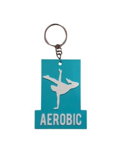 LLAVERO DE AERÓBIC - MODELO: LETRAS Y FIGURA