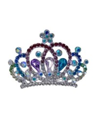 MINI CORONA DE FIELTRO CON BRILLANTES