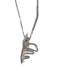 COLGANTE DE PLATA RODIADA - MODELO: GAM ANILLAS