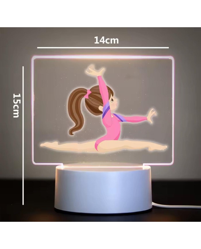 LUZ NOCTURA - DECORACIÓN GIMNASIA