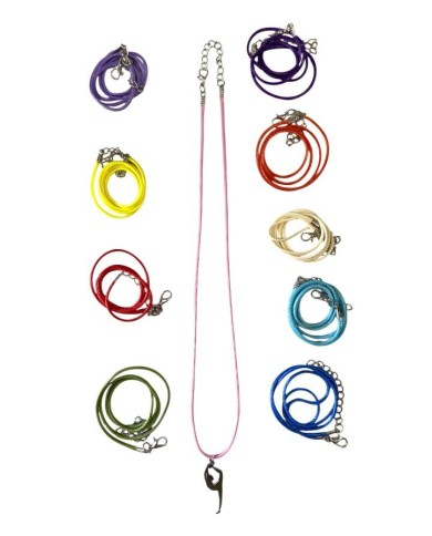 COLGANTE BISUTERIA - MODELO CADENA DE CUERO